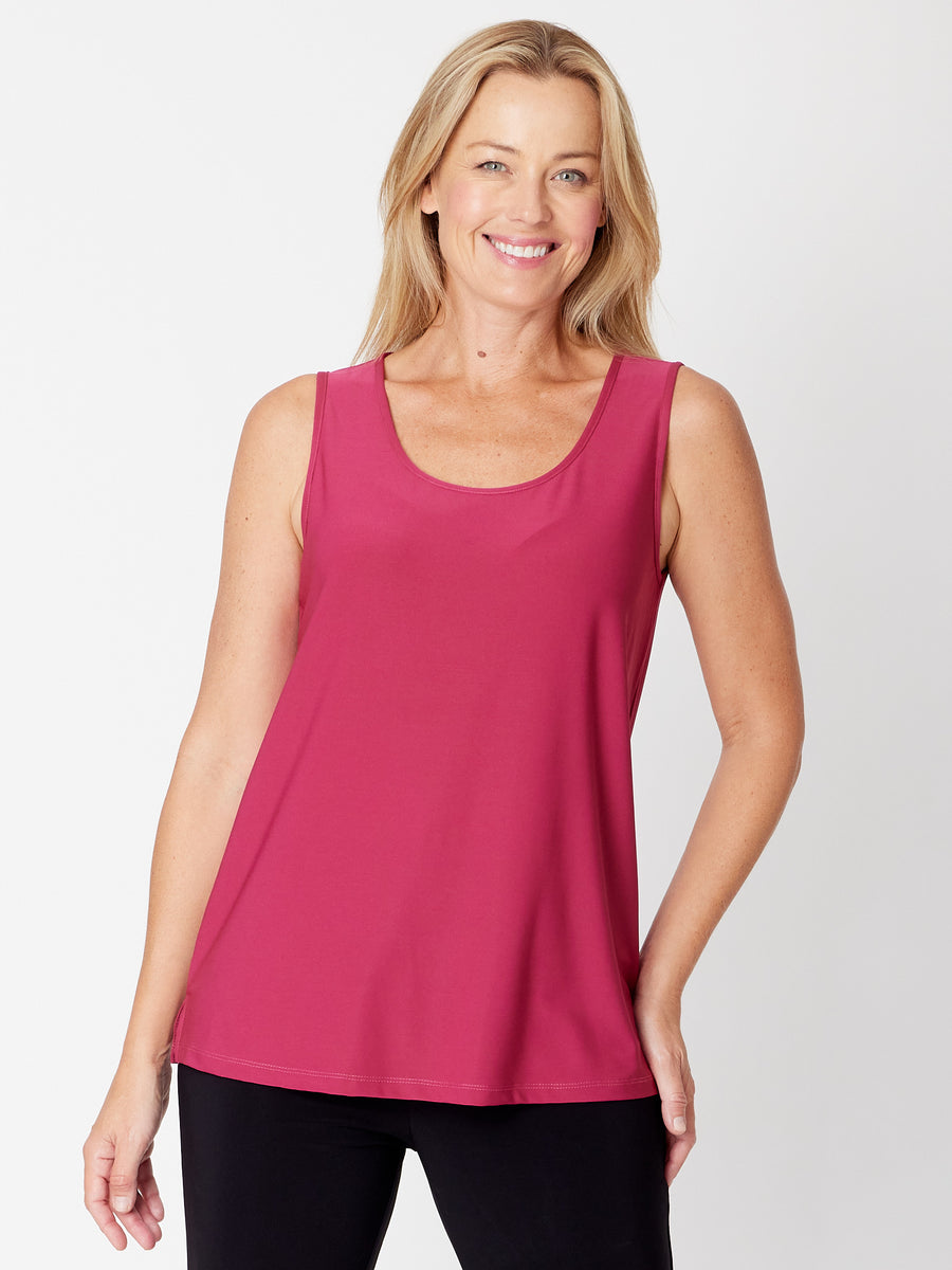 Long Line Tank - Magenta- 31618 – WD Designs Wholesale