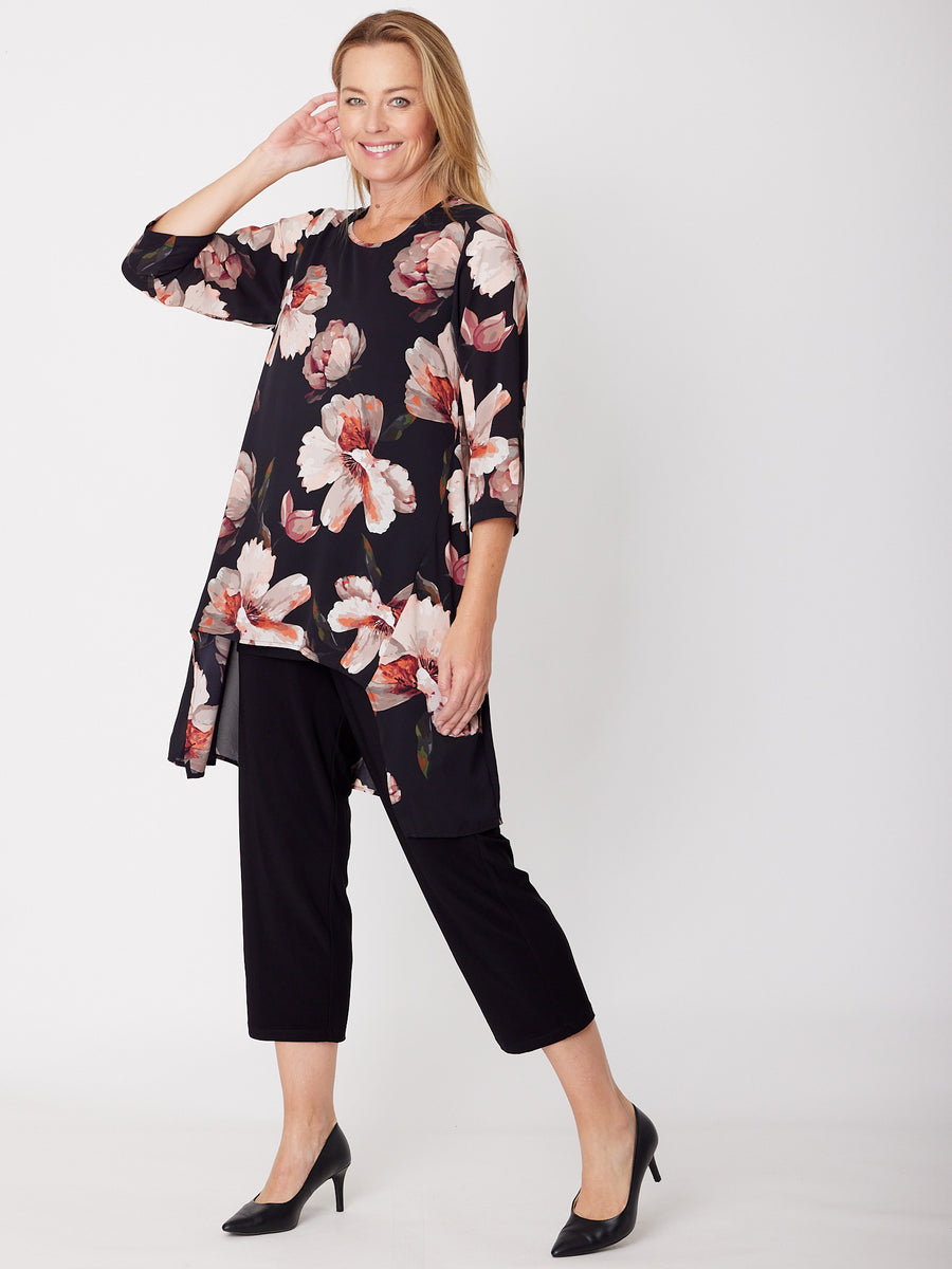 Wren Tunic Top - Black- 31895 – WD Designs Wholesale