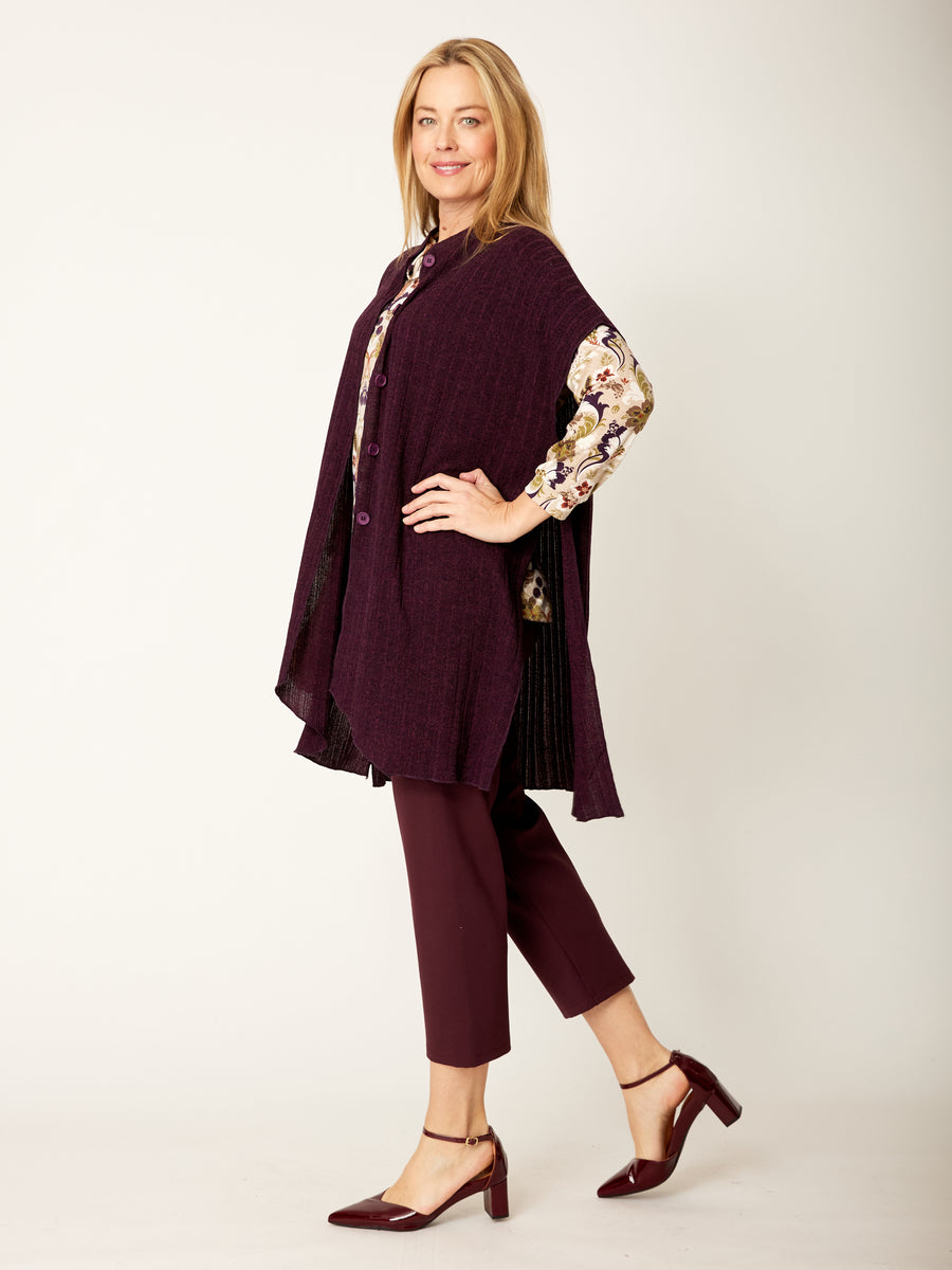 Core Knit Poncho - Shiraz - 32283 – WD Designs Wholesale